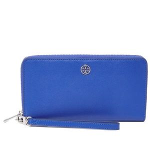 TORY BURCH PARKER CONTINENTAL ZIP WALLET WRISTLET